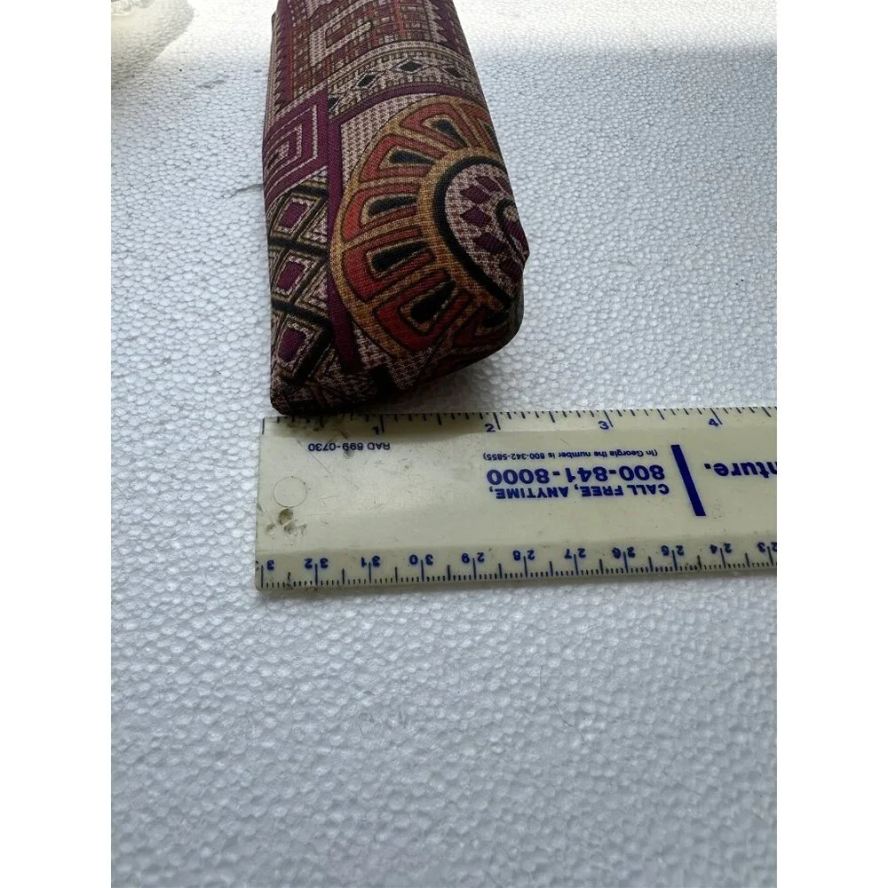 Mid Century Mod Eyeglass Case From England Geometric Retro True Vintage
